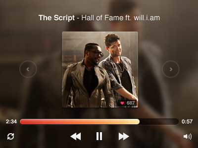The Script - Hall of Fame ft. will.i.am app arrow fame like love music player