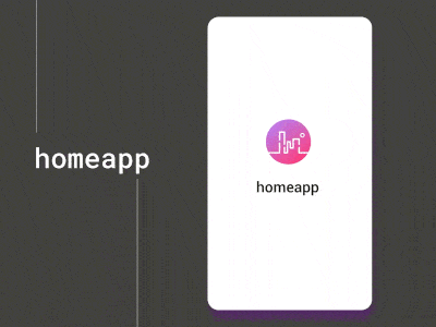 homeapp real estate 3d animation cards flow map prototyping swipe ui