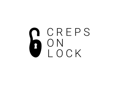 Creps On Lock logo shoes