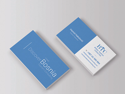 Bosnia Tourism Consulting business cards