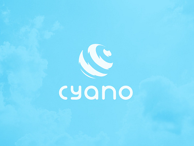 CYANO CLOTHING blue brand branding clothing design graphics identity illustration illustrator jeans logo sky vector water