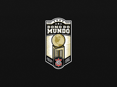 Corinthians - World Champion 2000 badge champion championship design emblem graphics illustration illustrator logo soccer soccer badge vector worldcup