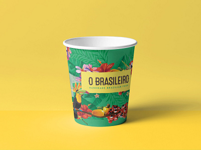 O BRASILEIRO RESTAURANT animal brand branding brazil brazilian design food graphics identity illustration illustrator jungle logo logo design restaurant vector