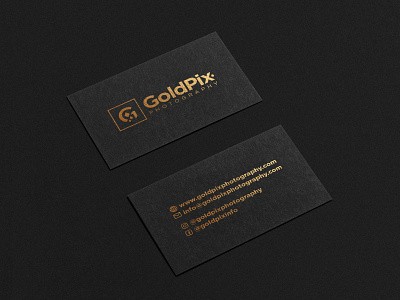 Goldpix Photography black brand branding card card design design gold golden graphics identity logo logo design photographer photography photography branding photos shine typography vector yellow