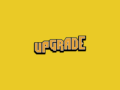Upgrade game graphics illustration logo pixel