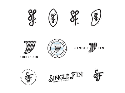 Single Fin logo alternatives