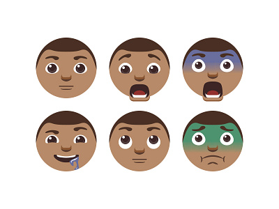 Latino Emoji emojis flat illustrator latino photoshop