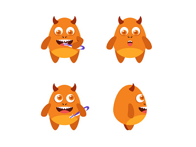 dentist mascot flat illustration illustrator photoshop