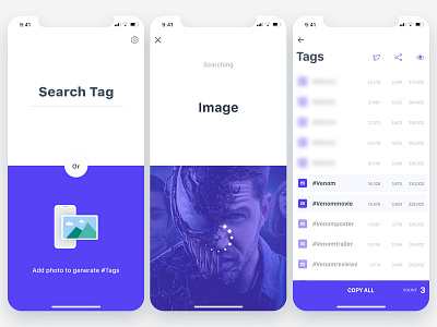 Hashtag generator app concept app concept flat flat design iphonex ui ui ux design ux