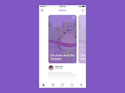 stories app concept