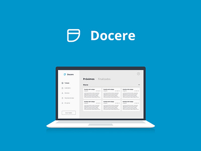 Docere Webapp app practice ui ux web deisgn webapp