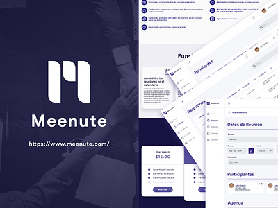 Meenute webapp and homepage flat flat desing ui ui design ux