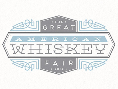 Whiskey Fair bourbon branding logo mark whiskey