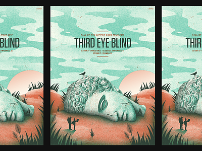 third eye blind bird gig poster south carolina statue n stuff third eye blind we lost