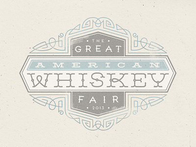 GAWF Logo bourbon branding identity logo whiskey