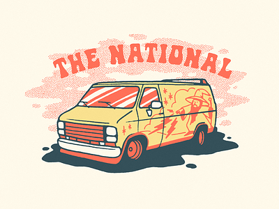 The National bitchin illustration magic national retro shirt graphic the national van vannin wizard