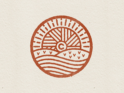 Congaree Milling Co. design grits logo milling millstone