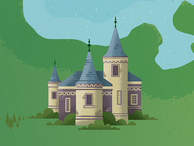 Castle castle illustration medevil vector