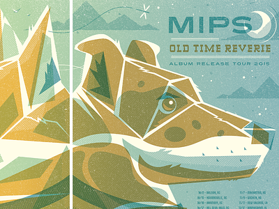 Mipso pt 2 dog fades illustration poster