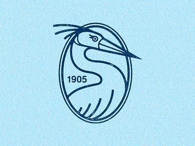 January 5, 1905 audobon bird crane icon illustration put a bird on it