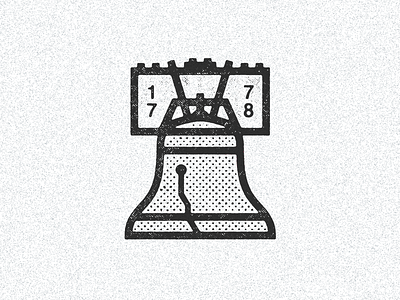 June 27, 1778 bell crack daily history icon illustration liberty bell philly