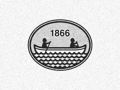 July 26, 1866 canoe daily history fun icon illustration outdoors paddle