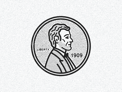 August 2, 1909 currency daily history icon illustration lincoln penny