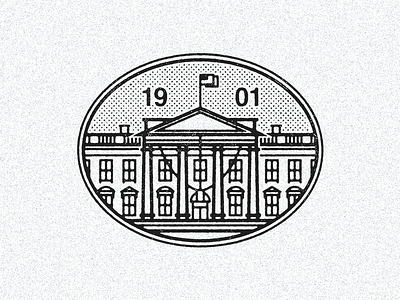 October 12, 1901 daily history icon illustration president roosevelt usa white house