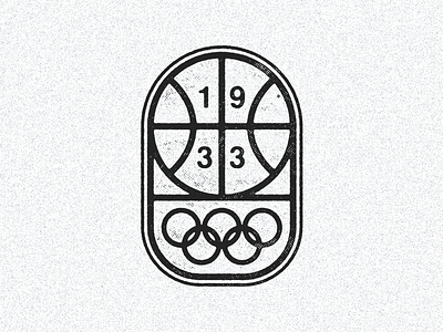 October 19, 1933 ball is life basketball berlin daily history icon illustration olympics