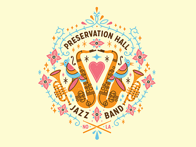 P H J B jazz new orleans phjb preservation hall jazz band putabirdonit sax trumpet