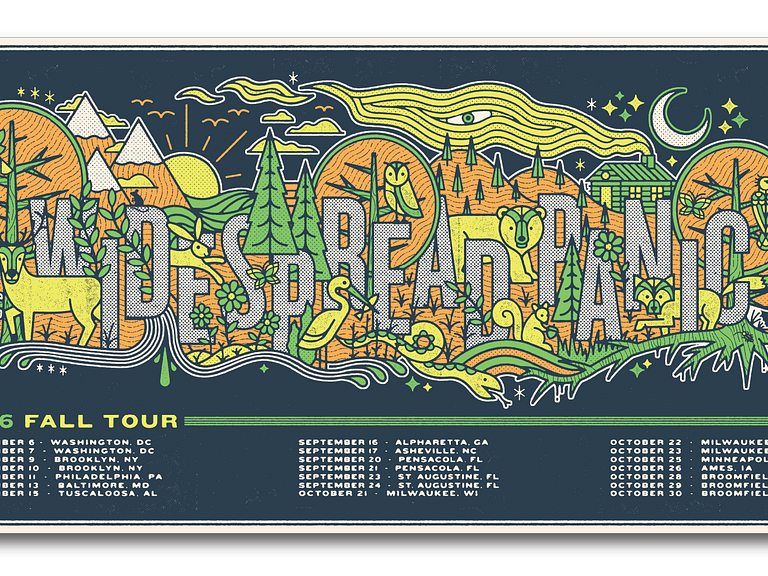 WSP tour poster by Half & Half on Dribbble