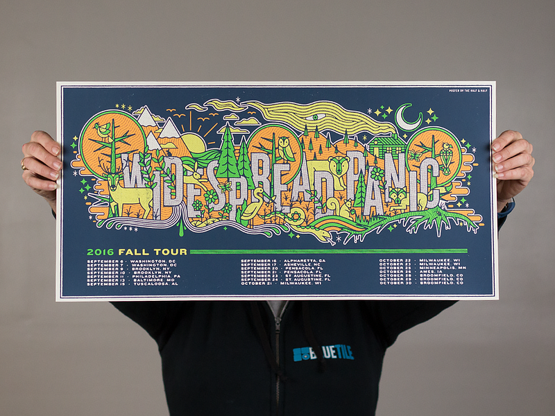 WSP tour poster by Half & Half on Dribbble