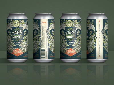 Yard of the Month || Trophy Brewing Co. adobe beer brewery brewing can illustration packaging trophy