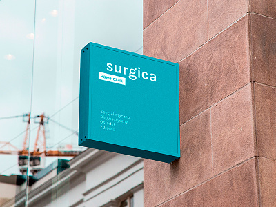 Surgica Logo branding clinic id logo outdoor surgery