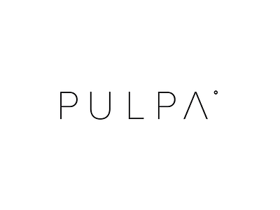 P U L P A ° brand branding brandmark clothes fashion hautecouture identity logo logotype mark minimal