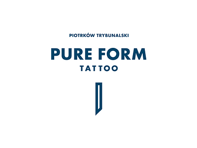 PURE FORM TATTOO brand brandidentity branding freelance creative futura inspiration logo minimal tattoo tattooer tattooshop typography
