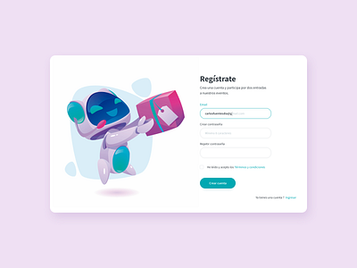 Regístrate / Sign up concept daily ui challenge dailyui desafio ui design diseño diseño web form forms formulario sketch ui user experience user interface ux visual design webdesign