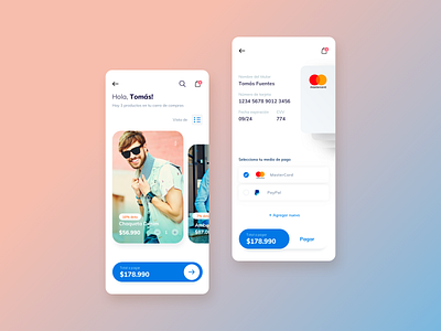 Pago con tarjeta de crédito / Credit Card Checkout app appdesign checkout creditcard minimalism payment payment app ui userexperience userexperiencedesign userinterface userinterfacedesign ux visual design