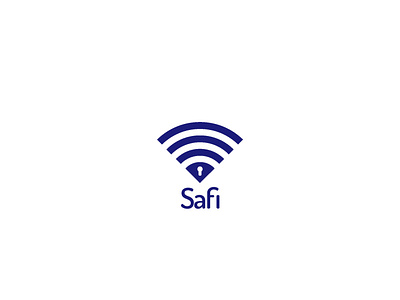 Safe + Wifi artphabets branding bycrebulbs logo wifi