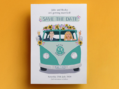 Summery Save the Dates.
