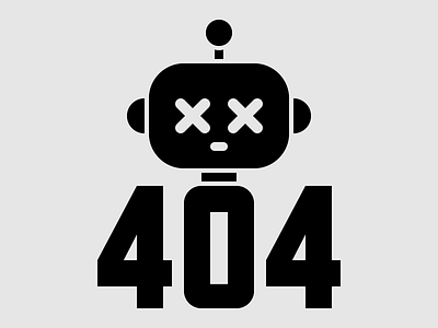 404 404 art artwork design geometric geometry graphic art graphic design icon icon design illustration illustrator internet robot robots shapes type typography
