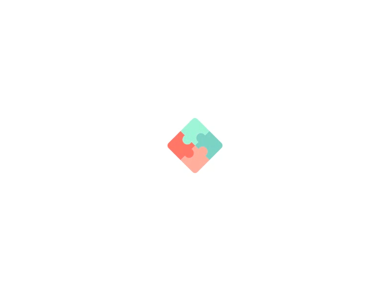 [SVG Loading Icon] Rotating Puzzle