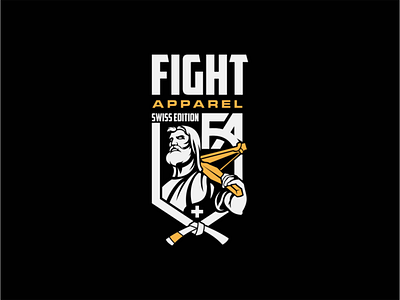 Fight Apparel Illustration apparel fight illustration mma sport sports swiss tshirt wilhelm tell