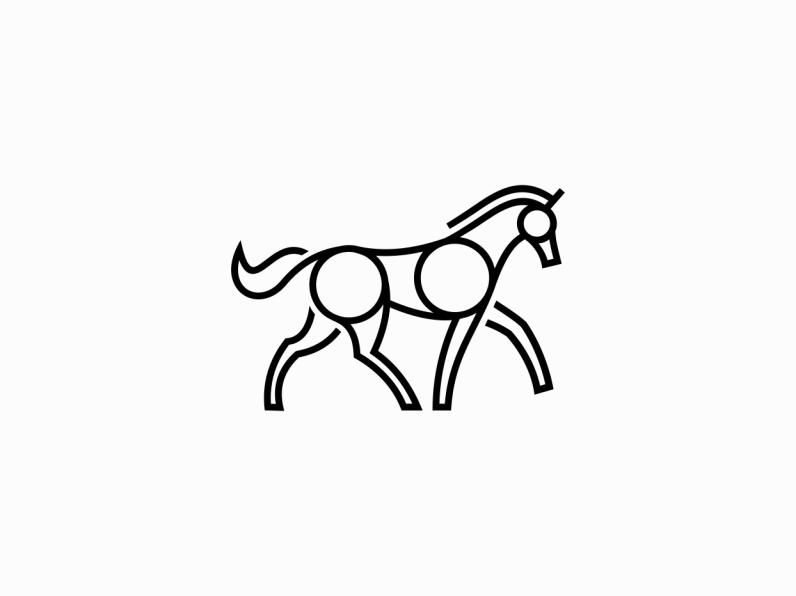 Horse by UNOM design on Dribbble