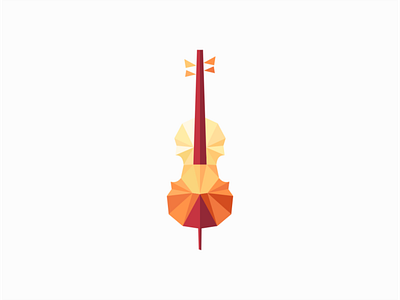 Cello branding cello classical design geometric logo mark music vector violin