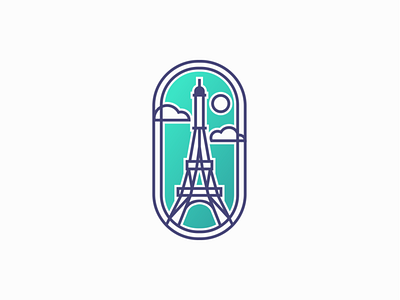 Eiffel Tower logo for sale