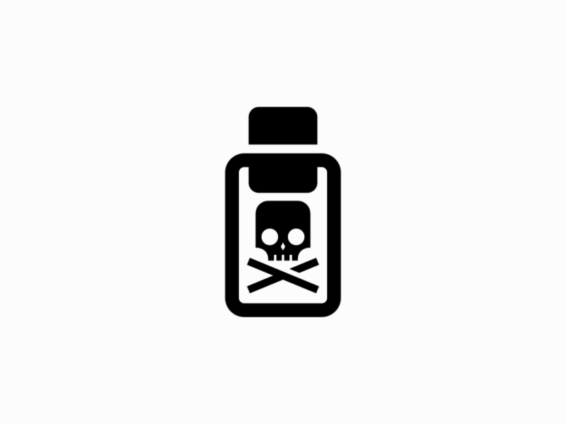 Poison logo for Sale by UNOM design on Dribbble