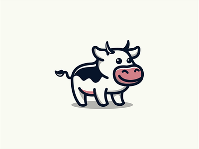 Small Cow Logo for Sale