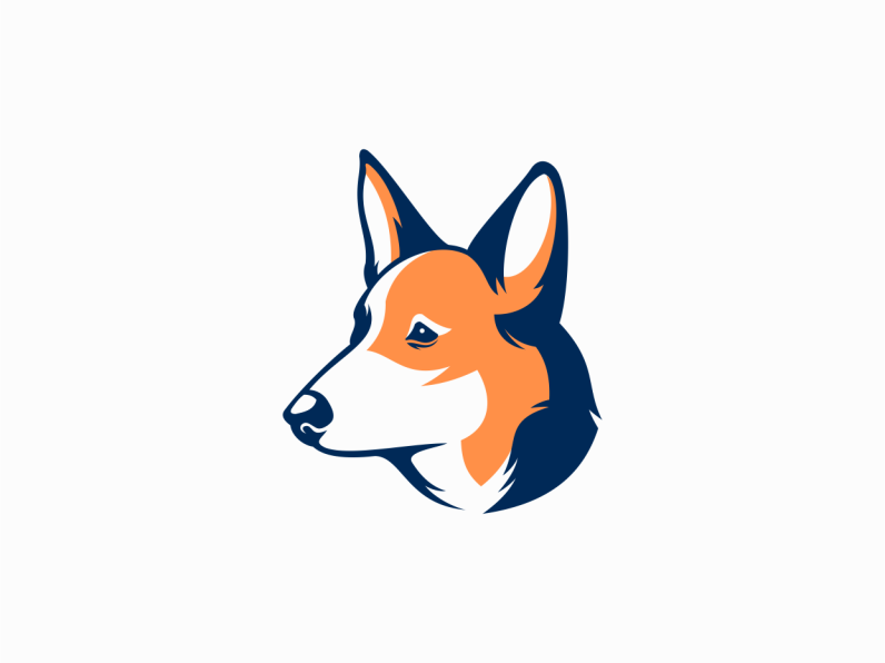 Dog Logo for Sale by UNOM design on Dribbble