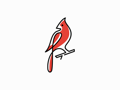 Cardinal Bird Logo